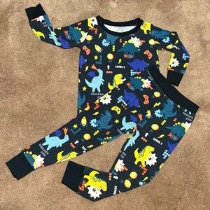Little Sleepies Next Level Dinos Pajama Set 12-18M